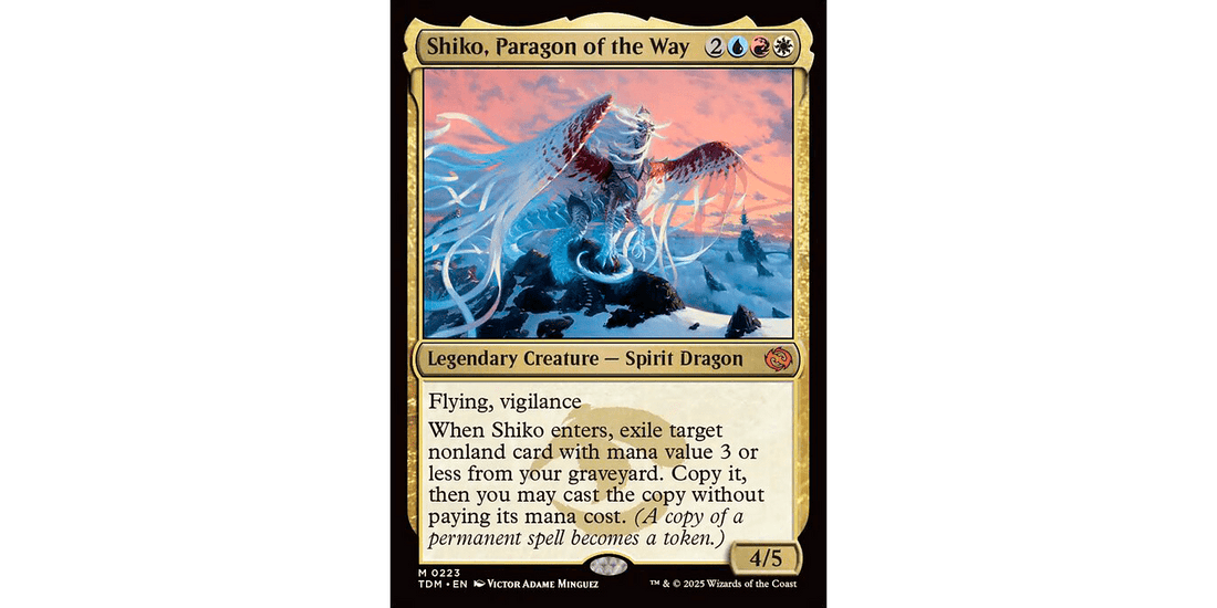 SPOILERS TARKIR TORMENTA DRACÓNICA - Shiko, Paragon of the Way - Akiba Loots