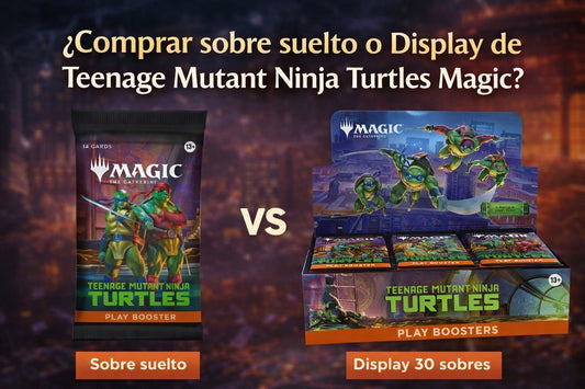 ¿Comprar sobre suelto o Display de Teenage Mutant Ninja Turtles Magic? - Akiba Loots