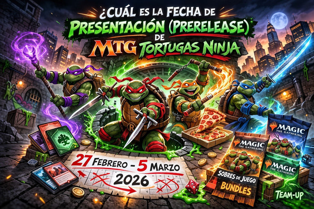 ¿Cuál es la fecha de Presentación (Prerelease) de MTG Tortugas Ninja? - Akiba Loots