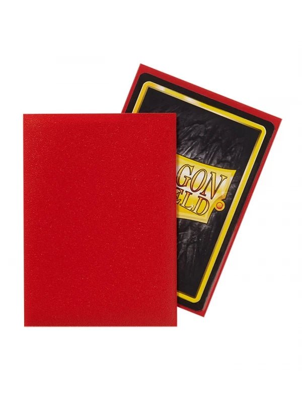 Fundas Dragon Shield Matte Crimson Rojo para Magic - 100 fundas - Akiba Loots