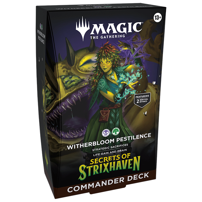 Witherbloom Pestilence Commander Deck (MTG Secrets of Strixhaven) en inglés - Akiba Loots